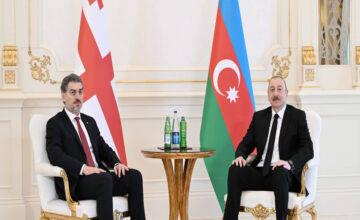 Президент Грузии поздравил главу Азербайджанского государства