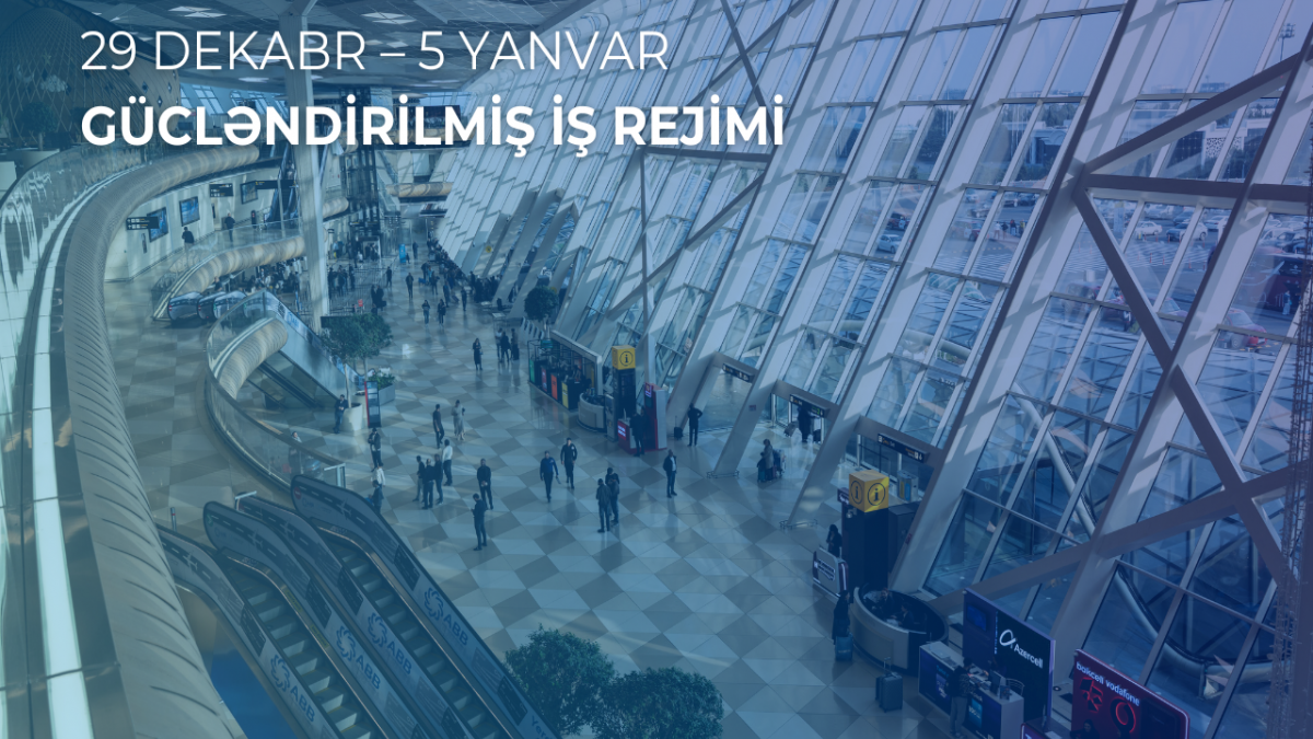 Международный аэропорт Гейдар Алиев будет работать в усиленном режиме в праздничные дни