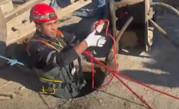 В Гарадаге мужчина упал в канализационный колодец и получил травмы — ВИДЕО