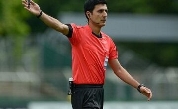 Алияр Агаев принял неверное решение в игре «Нефтчи» – Видео