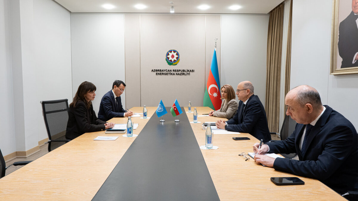 В Министерстве энергетики состоялась встреча с резидентом-координатором ООН в Азербайджане