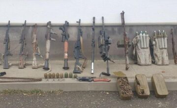 МВД обнародовало количество оружия и боеприпасов, обнаруженных за прошедший день