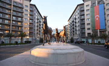 Президент Ильхам Алиев побывал в «Баку Белый Город»