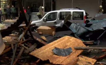 В Стамбуле из-за шторма вырваны с корнем 45 деревьев, обрушены 89 крыш