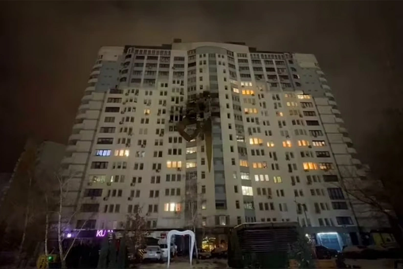 В результате российского авиаудара по Киеву была разрушена коммунальная система Верховной Рады Украины