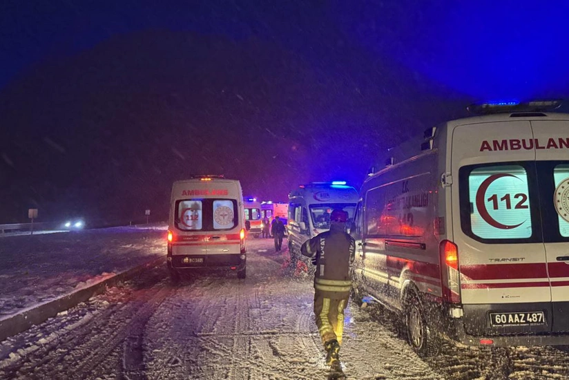 В Турции пассажирский автобус врезался в TIR, 13 человек получили ранения