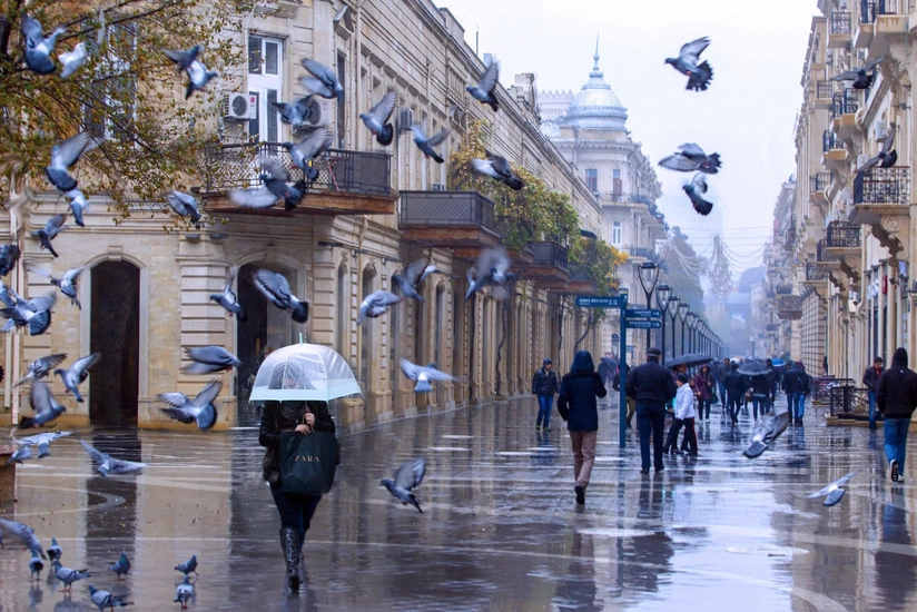 В Баку дождь, в районах выпадет снег – ПРОГНОЗ