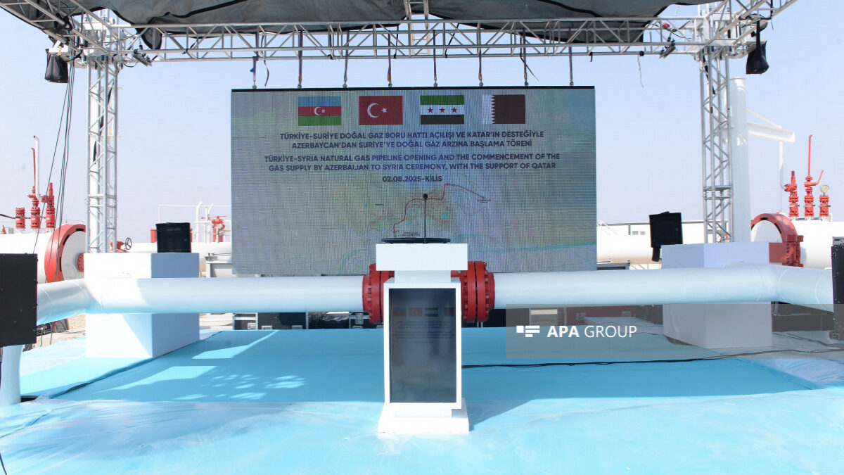 Азербайджан экспортировал в Сирию 500 млн кубометров газа в прошлом году