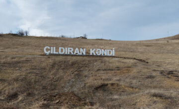 Президент ознакомился с работами, проведенными в селе Чылдыран Агдеринского района