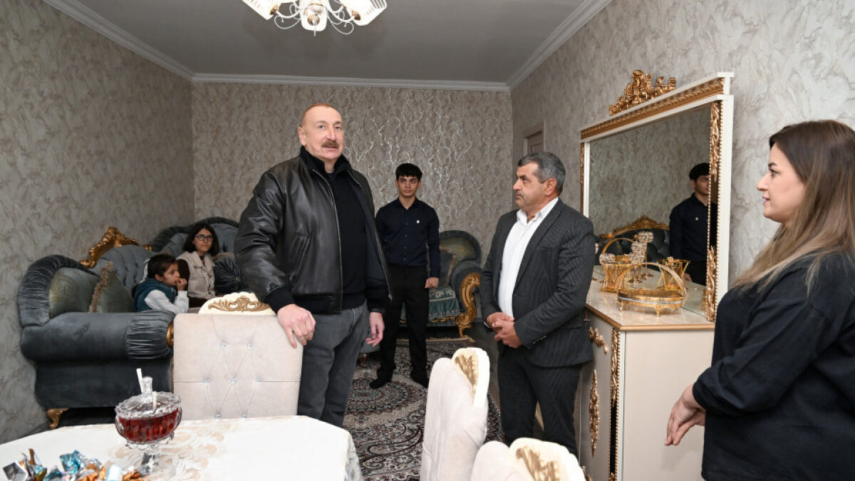 Президент ознакомился с работами, проделанными в селе Ашагы Оратаг Агдеринского района – ОБНОВЛЕНО