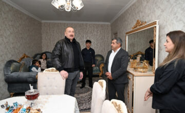 Президент ознакомился с работами, проделанными в селе Ашагы Оратаг Агдеринского района – ОБНОВЛЕНО