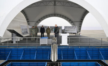 Президент заложил фундамент Центра специальных операций в Агдере