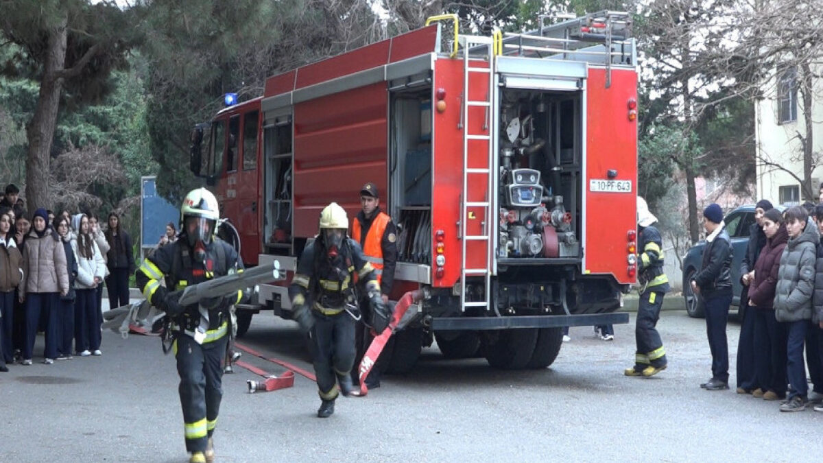 МЧС провело учения в средней школе – ВИДЕО