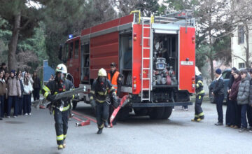 МЧС провело учения в средней школе – ВИДЕО