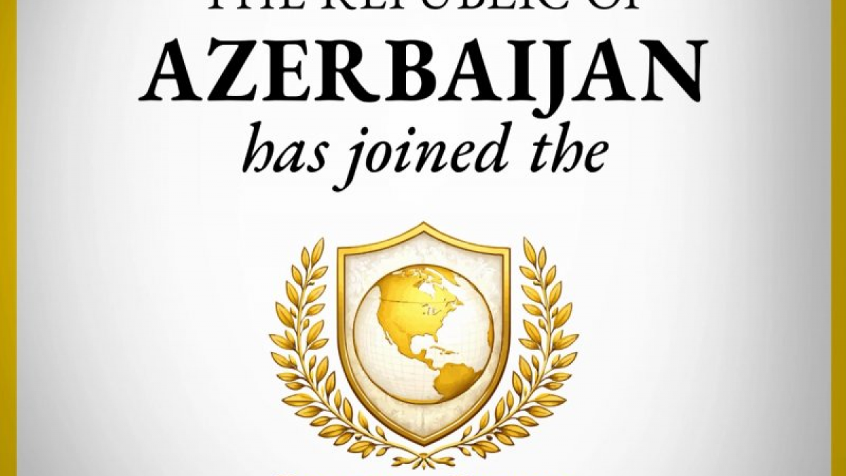 Совет мира объявил Азербайджан членом-учредителем