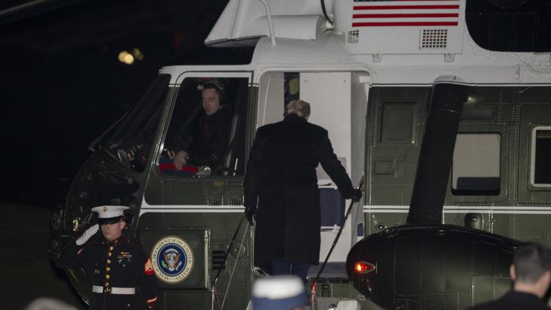 В самолете Трампа во время полета была обнаружена неисправность