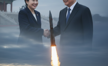 Северокорейский запуск баллистической ракеты усилил напряженность на фоне визита лидера Южной Кореи в Китай