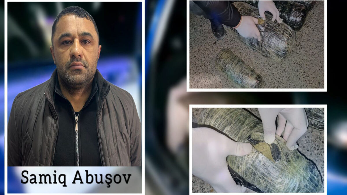 В Нефтчале задержан наркокурьер, получивший 20 кг марихуаны от гражданина Ирана