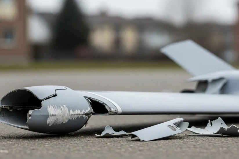 В Польше на территорию воинской части упал неопознанный БПЛА