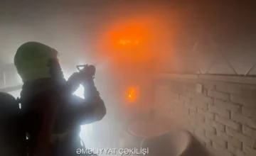 В Сабаильском районе произошел пожар в магазине