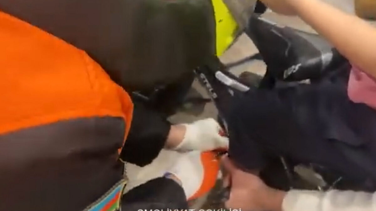 Оказана помощь 4-летнему ребенку, нога которого застряла в педали велосипеда – ВИДЕО