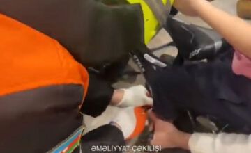 Оказана помощь 4-летнему ребенку, нога которого застряла в педали велосипеда – ВИДЕО