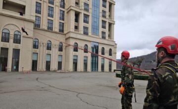 МЧС провело учения в отеле «Quba Palace» – ВИДЕО – ФОТО