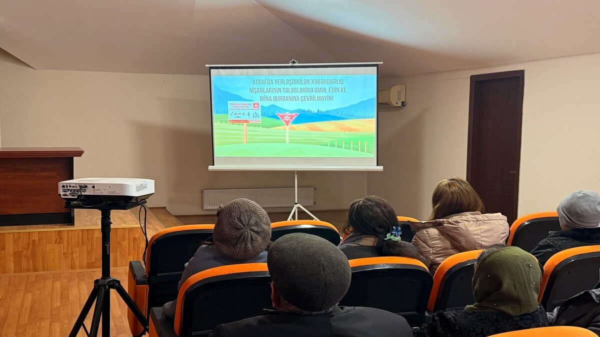 В Кяльбаджаре проведено мероприятие по повышению осведомленности о минной опасности