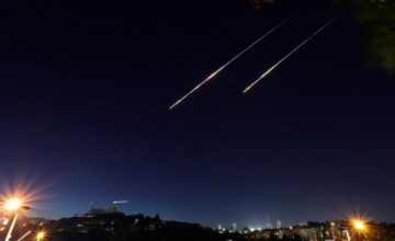 Армия Израиля зафиксировала новый ракетный обстрел из Ирана