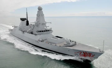 Британский корабль «HMS Dragon» направляется в Восточное Средиземноморье