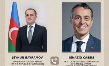 Министр иностранных дел Швейцарии поблагодарил Азербайджан