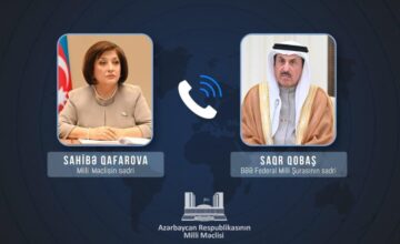 Председатели Милли Меджлиса и Федерального совета ОАЭ осудили необоснованные нападения Ирана на обе страны