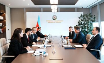 Встреча Микаила Джаббарова с вице-президентом bp