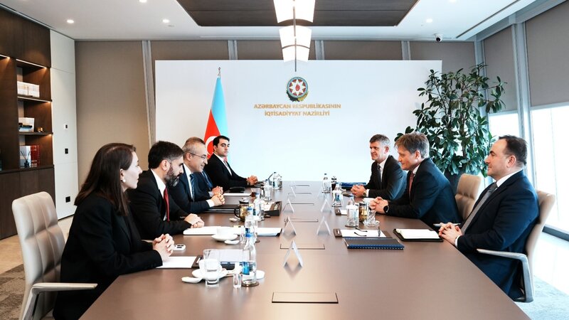 Встреча Микаила Джаббарова с вице-президентом bp