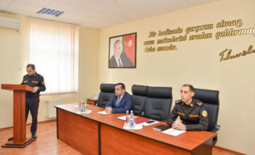 Муганский региональный центр МЧС провел мероприятие в связи с «Годом градостроительства и архитектуры»