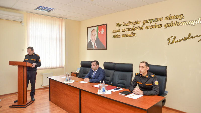 Муганский региональный центр МЧС провел мероприятие в связи с «Годом градостроительства и архитектуры»