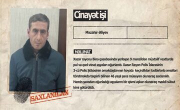 В Бине задержан человек, совершивший кражи из 9 квартир – ВИДЕО