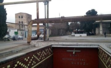 Перед станцией метро «Улдуз» будет проведен ремонт дороги, движение транспорта будет ограничено