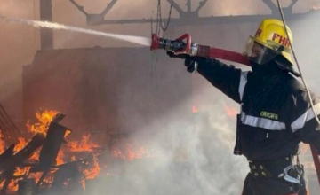 В Сабунчинском районе произошел пожар в однокомнатном доме