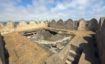 В Большой Мардакянской крепости произошел обвал – ФОТО