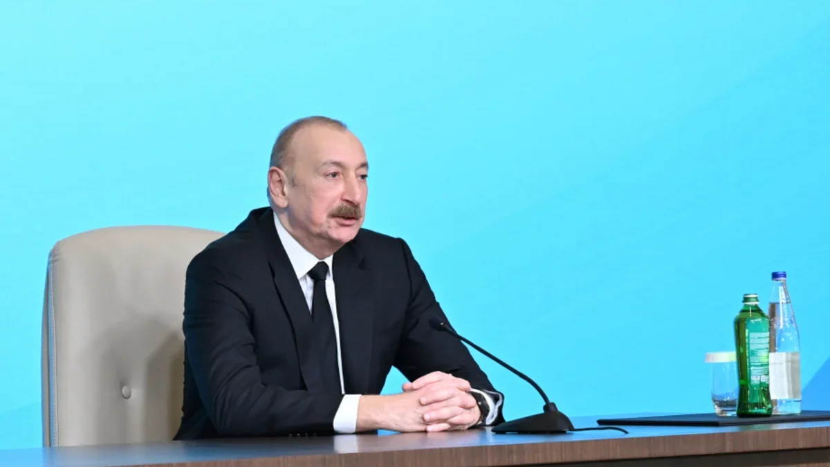 В социальной сети Ильхама Алиева сделана публикация о встрече с Эдгарсом Ринкевичсом
