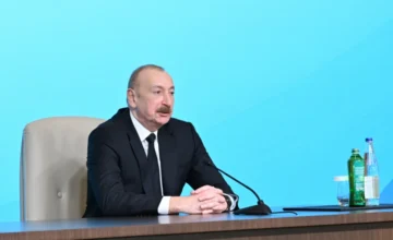 В социальной сети Ильхама Алиева сделана публикация о встрече с Эдгарсом Ринкевичсом