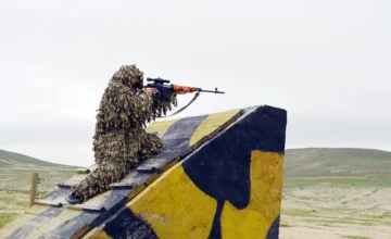 В Азербайджанской Армии прошли соревнования за звание «Лучший снайпер»