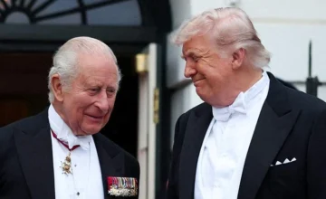 Трамп позволил себе пошутить над Карлом III