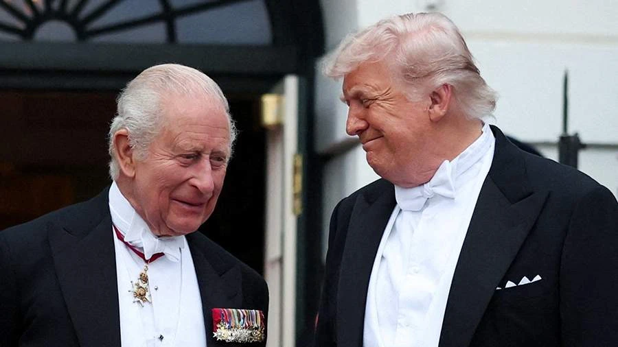 Трамп позволил себе пошутить над Карлом III