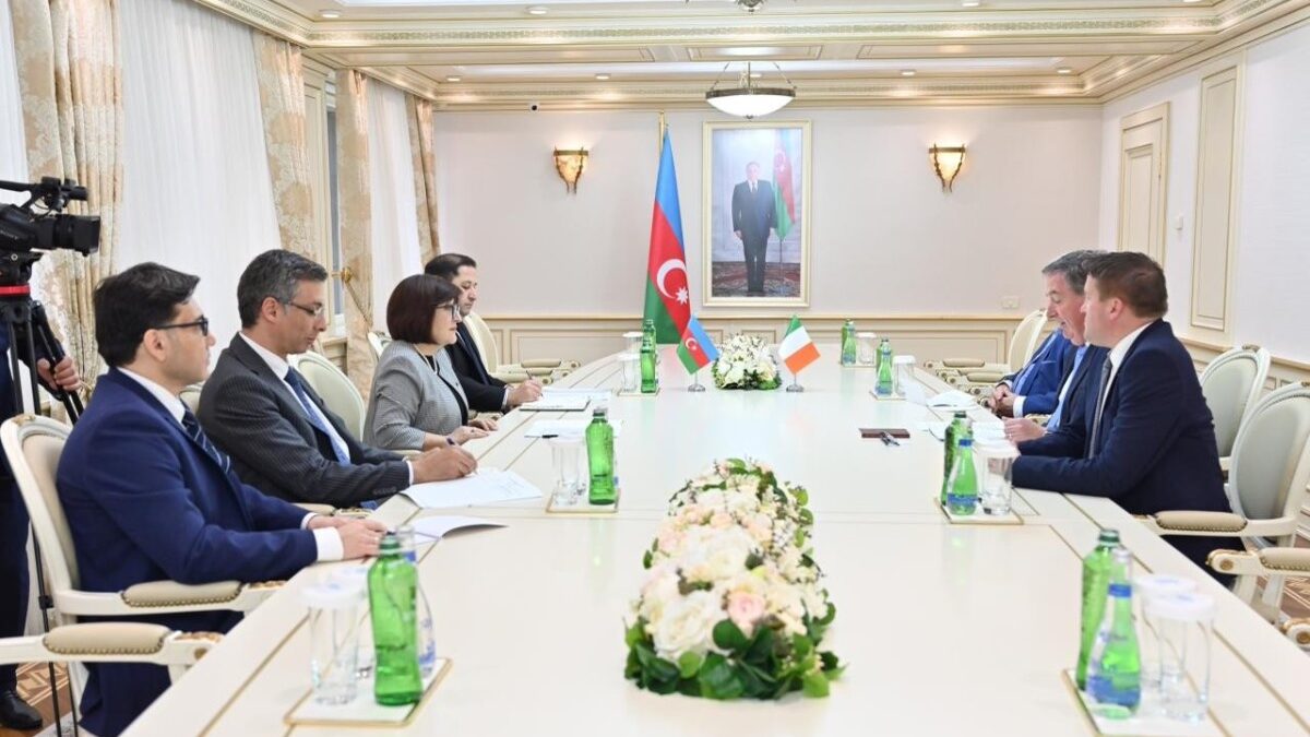 Состоялась встреча с членами межпарламентской группы дружбы Ирландия-Азербайджан