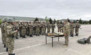 Завершились учебные сборы с военнообязанными