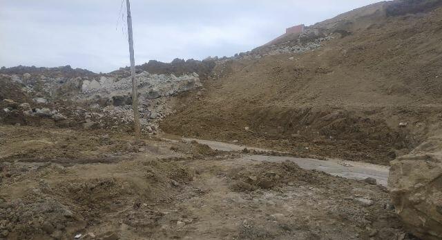 Оползень в Баку Белый Город
