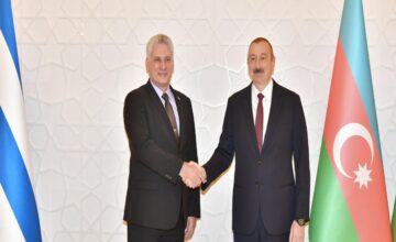 Президент Кубы поздравил азербайджанского лидера