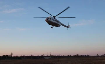 В России 10 человек пострадали при жесткой посадке вертолета